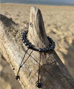 Bracelet réglable hématite