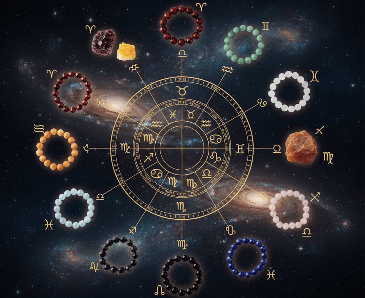 pulsera por signo del zodiaco