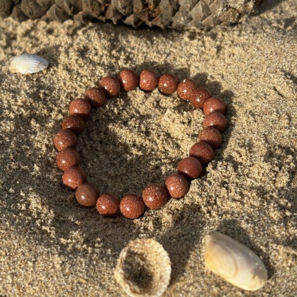 Pulsera de arena dorada