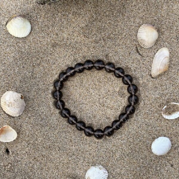 Pulsera de cuarzo ahumado
