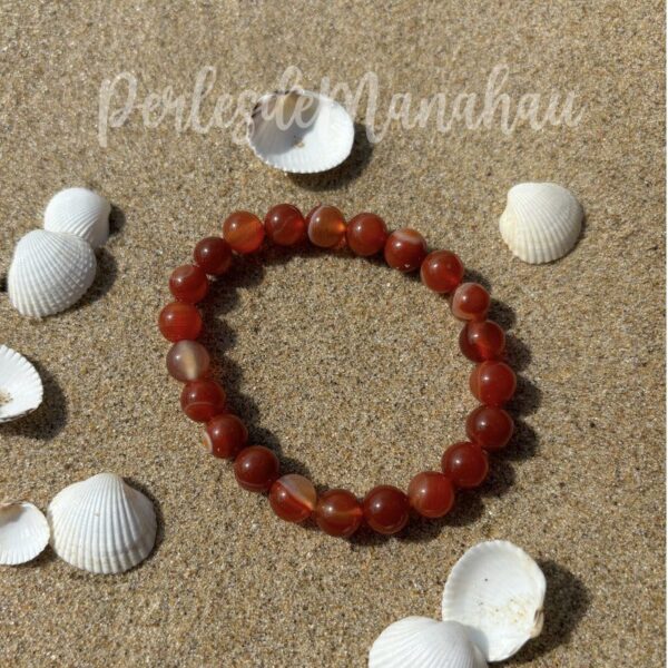 Pulsera de ágata roja