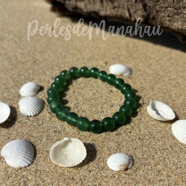 Pulsera de jade verde
