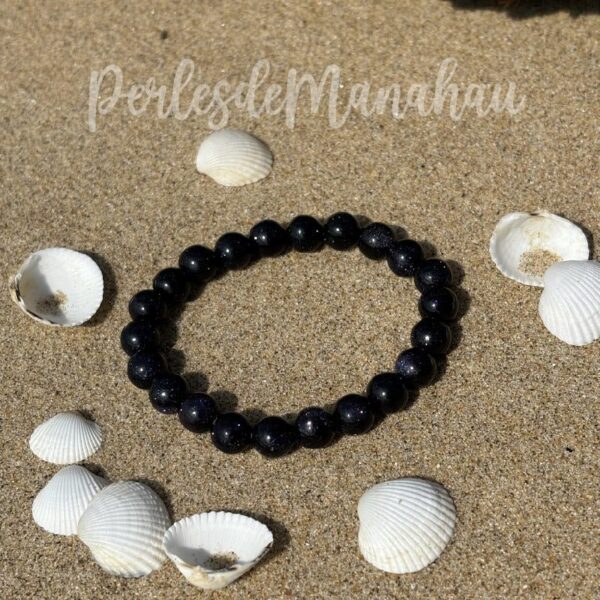 Pulsera de arena azul